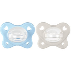Chicco dudlík Physio Dual Soft silikonový kluk 2–6 m 2 ks
