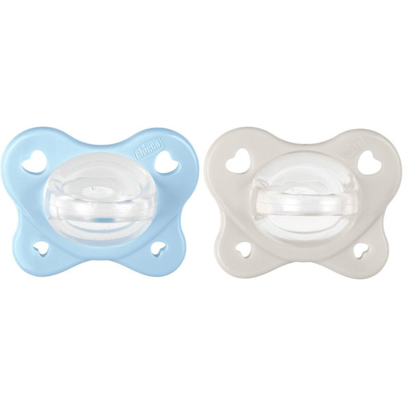Chicco dudlík Physio Dual Soft silikonový kluk 2–6 m 2 ks