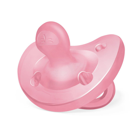 Chicco Physio  dudlík celosilikonový holka 6–16 m 1 ks