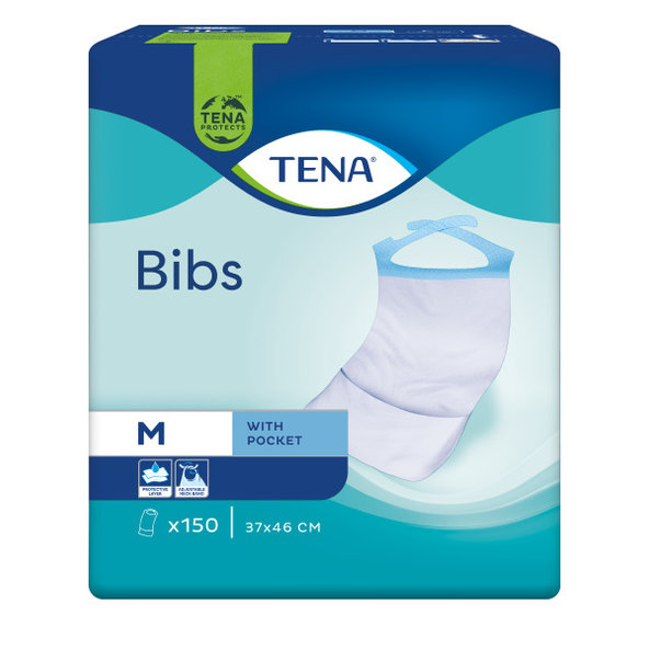 TENA Bib M podbradník 37x46 cm 150 ks