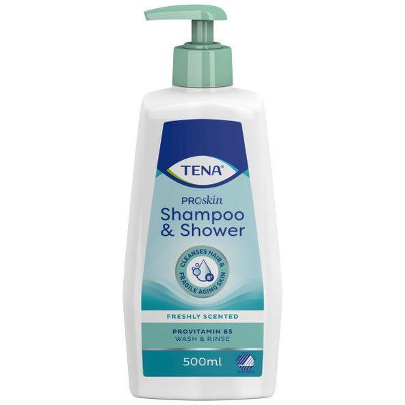 TENA Shampoo & Shower šampon a sprchový gel 500 ml
