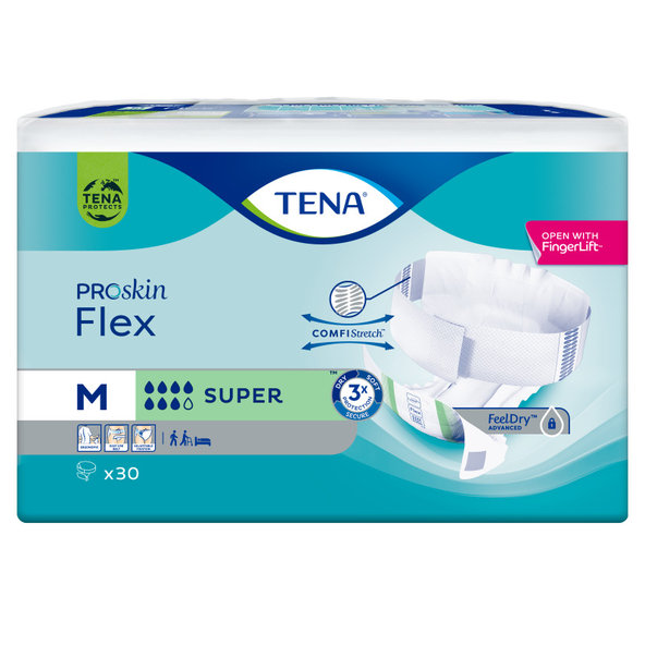 TENA Flex Super M inkontinenční kalhotky 30 ks