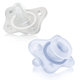 Chicco Physio Mini Soft celosilikonový dudlík kluk 0–2 m 2 ks
