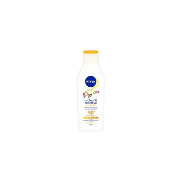 NIVEA SUN dětské opalovací mléko SPF 50+ 200 ml