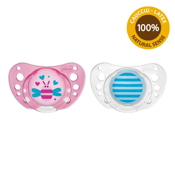 Chicco Physio Air dudlík latex holka 16–36 m 2 ks