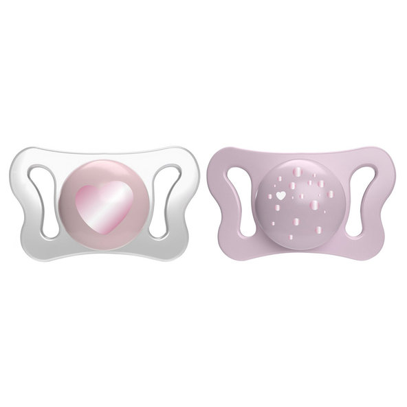 Chicco dudlík Physio Micro silikonový holka 0–2 m 2 ks
