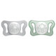 Chicco Physio Micro dudlík silikonový noční 0–2 m 2 ks