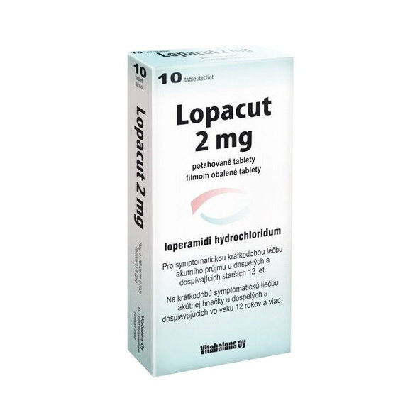 Lopacut 2 mg na průjem 10 tablet