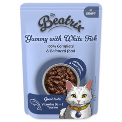 Beatrix Adult kapsička s bílou rybou 85 g