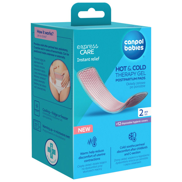 Canpol Babies Hot&Cold poporodní gelové vložky 2 ks