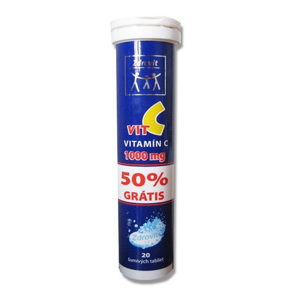 Dr. Theiss Zdrovit Vitamín C 1000 mg 20 šumivých tablet