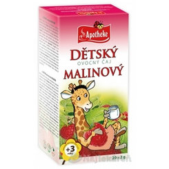 APOTHEKE Dětský ovocný čaj malinový 20x2 g