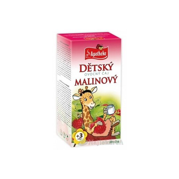 APOTHEKE Dětský ovocný čaj malinový 20x2 g