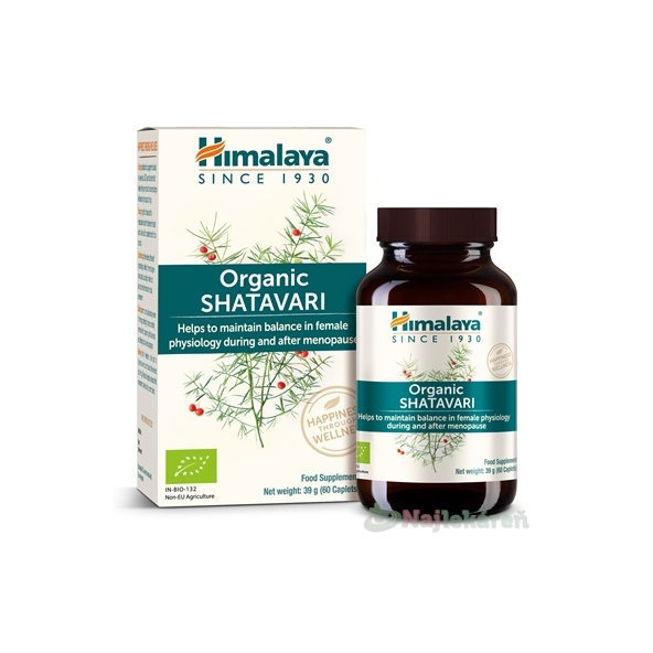 Himalaya Organic Shatavari 60 kapslí
