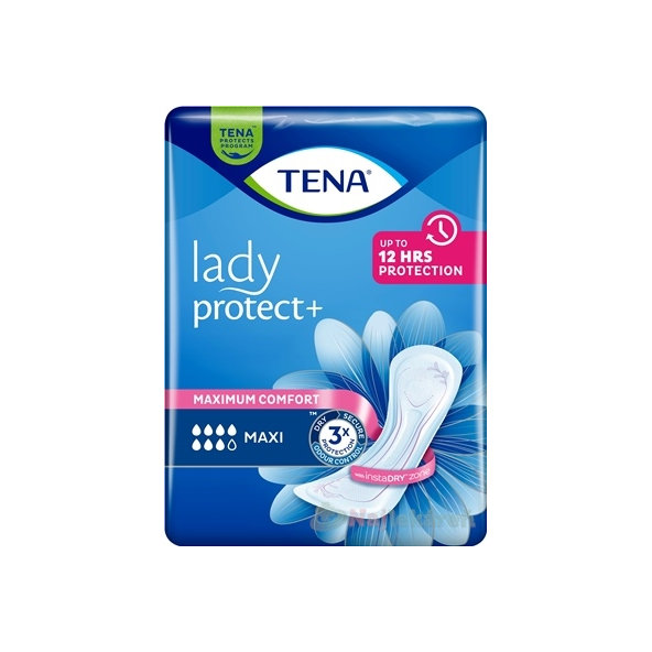 TENA Lady Protect+ Maxi inkontinenční vložky 6 ks