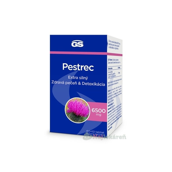 GS Ostropestřec 6500 mg 60 + 10 tablet