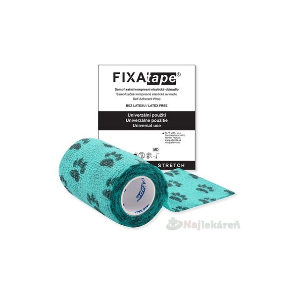 FIXAtape STRETCH samofixační obínadlo zelené 7,5 × 450 cm 1 ks