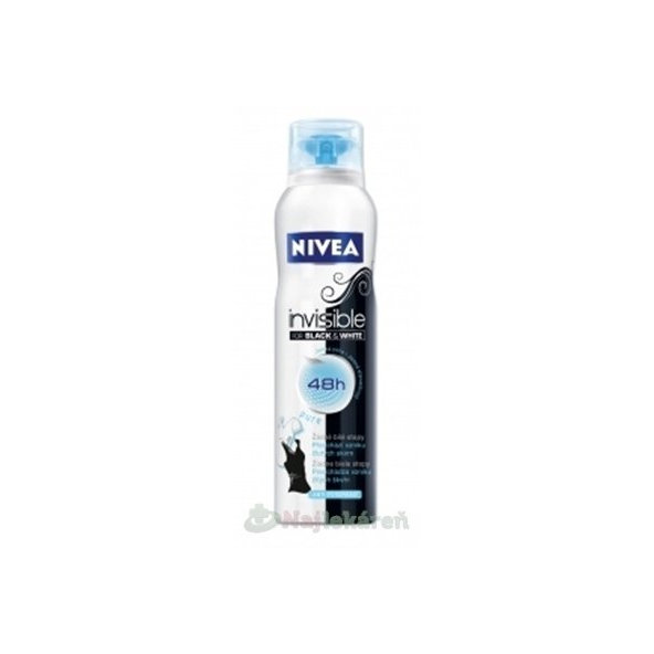NIVEA Black & White Pure antiperspirant 500 ml