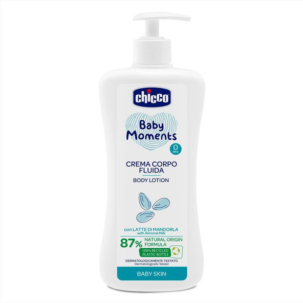 Chicco tělové mléko s dávkovačem 500 ml