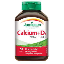 Jamieson vápník 500 mg + vitamin D3 1000 IU 90 tablet