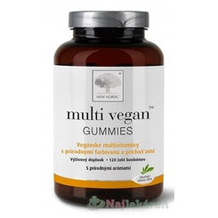 : New Nordic Multi Vegan Gummies multivitamínové želé 120 ks