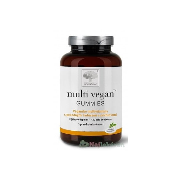 : New Nordic Multi Vegan Gummies multivitamínové želé 120 ks