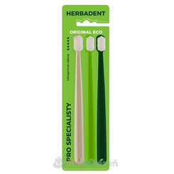 Herbadent Original ECO zubní kartáček ultra jemný 3 ks