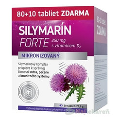 NaturProdukt Silymarin forte 4 játra a imunitní systém 90 tablet