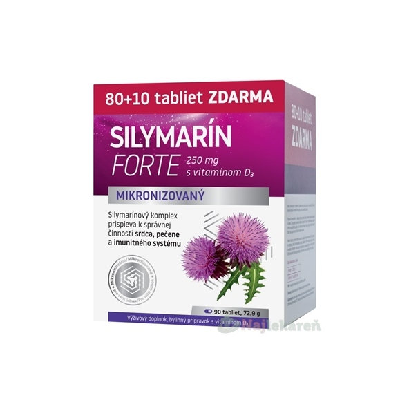 NaturProdukt Silymarin forte 4 játra a imunitní systém 90 tablet
