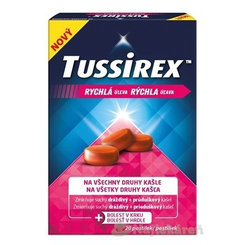 TUSSIREX pastilky na kašel 20 ks