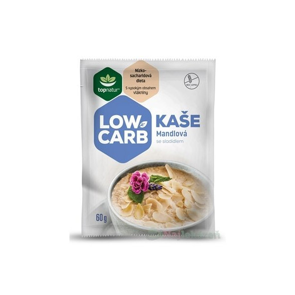 Topnatur Low Carb kaše mandlová instantní směs 60 g