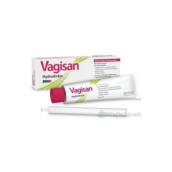 Vagisan HydroKrém vaginální krém 50 g + 1 aplikátor set
