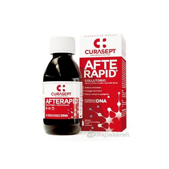 Curasept Afte Rapid+ ústní voda 125 ml