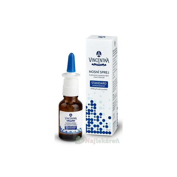 Vincentka nosní sprej Standard hypotonický 25 ml