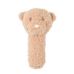 NATTOU Hračka plyšové chrastítko Teddy medvídek 14 cm, 0m+