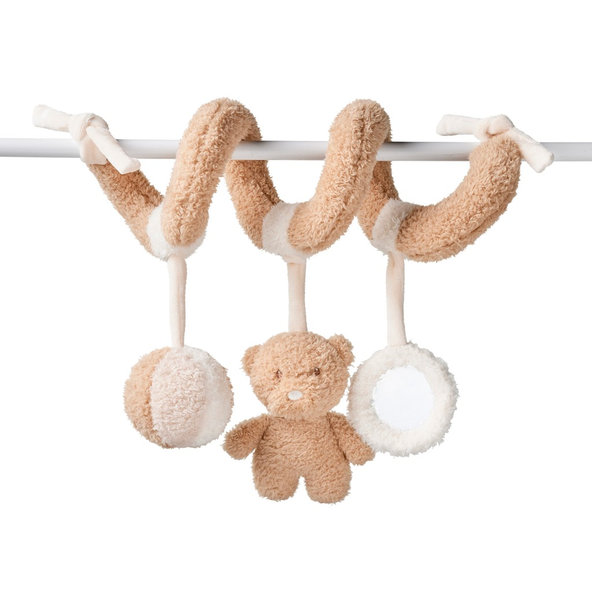 NATTOU Hračka spirála Teddy medvídek 20 cm, 0m+