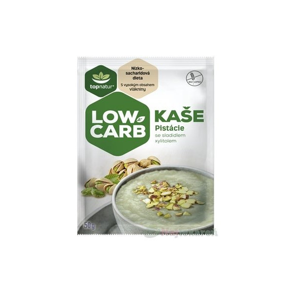 Topnatur Low Carb kaše pistáciová instantní směs 50 g