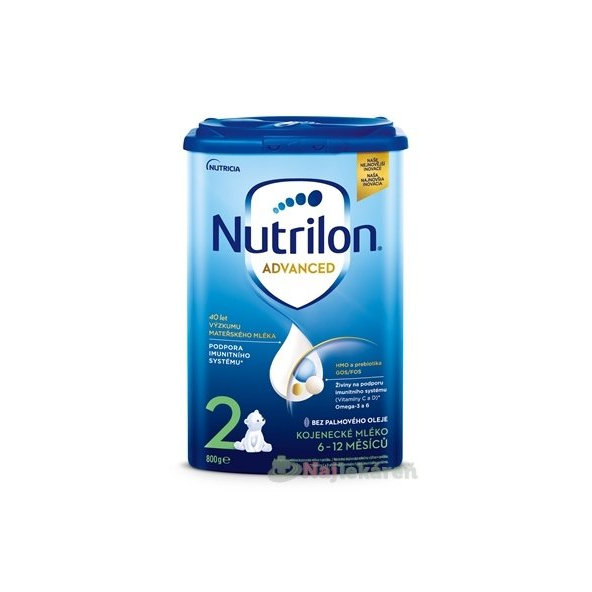 Nutrilon Advanced 2 pokračovací kojenecké mléko 6–12 m 800 g