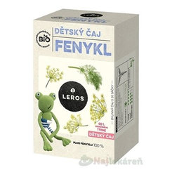 Leros BIO dětský čaj fenykl 20x1,5 g