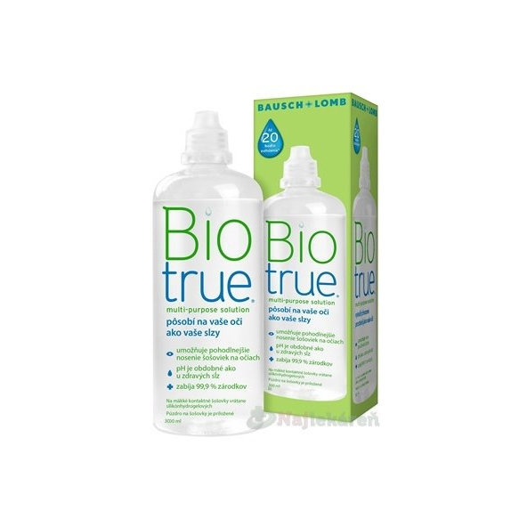 Biotrue roztok na kontaktní čočky multi-purpose solution 300 ml