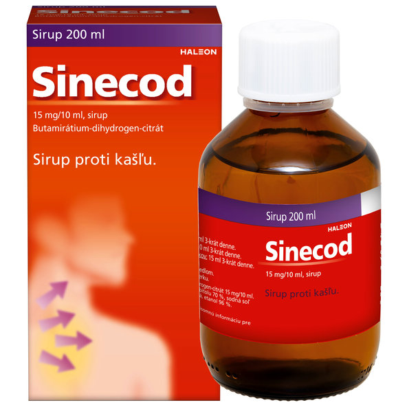 Sinecod sirup proti kašli 200 ml