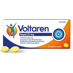 Voltaren Rapid kapsle proti bolesti 25 mg, 20 kapslí