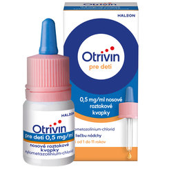 Otrivin nosní kapky pro děti na ucpaný nos 10 ml