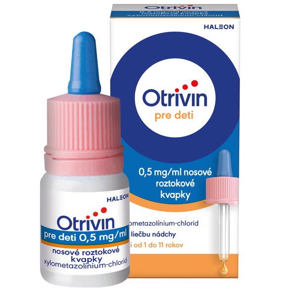 Otrivin nosní kapky pro děti na ucpaný nos 10 ml