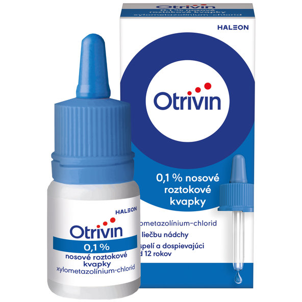 Otrivin 0,1 % proti rýmě kapky 10 ml