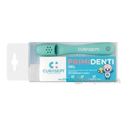 Curasept Primidenti gel s masážním kartáčkem 20 ml set