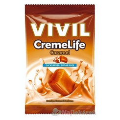 Vivil Creme Life Caramel drops bez cukru 60 g