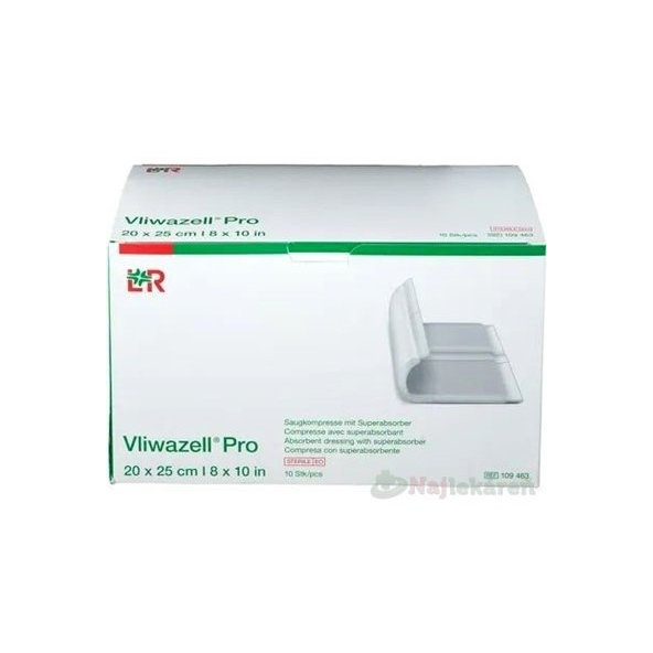 Vliwazell Pro 20x25 cm 10 ks krytí