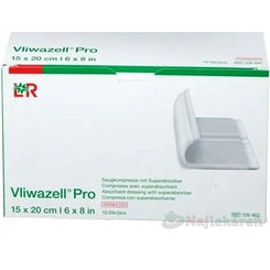 Vliwazell Pro superabsorpční krytí 15x20 cm 10 ks