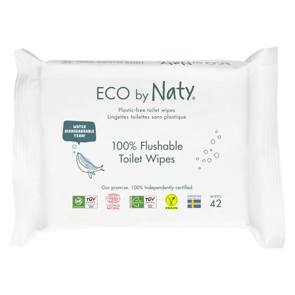 Eco by Naty vlhčené obrúsky toaletné Eco 42 ks